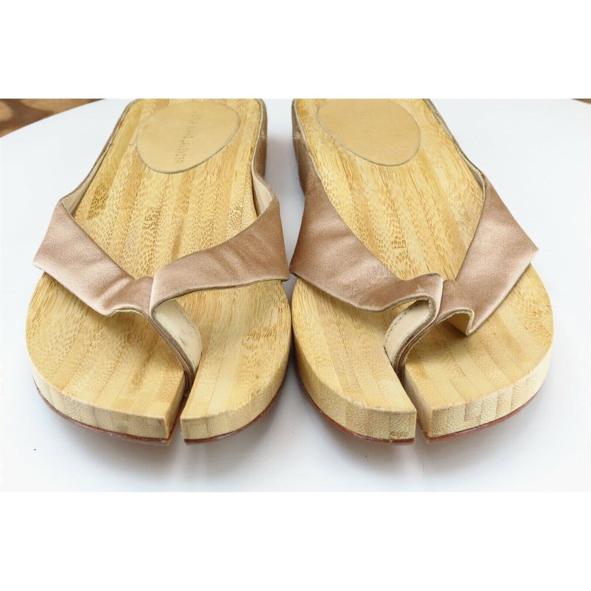 Vera Wang Lavender Label Sz 7.5 M Brown Flip Flop Synthetic Vera Wang Lavender Label Sz 7.5 M Brown Flip Flop Synthetic