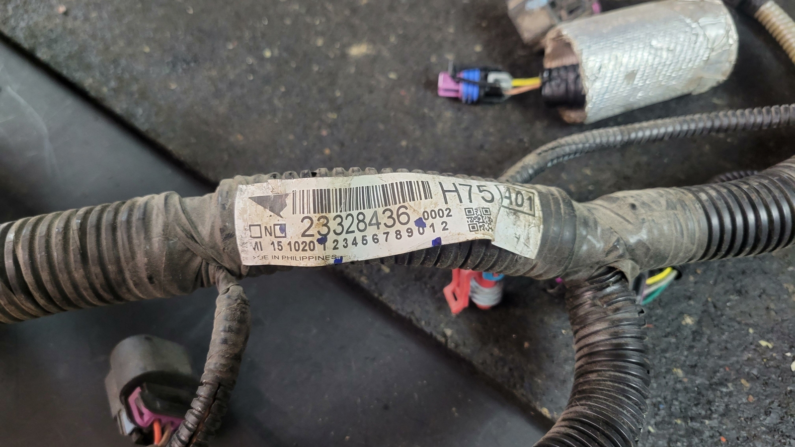 2016 EQUINOX ENGINE MOTOR ELECTRICAL WIRE WIRING HARNESS 2.4 AT FWD ID