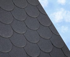 Scalloped Felt Roofing Shingles | Shed Felt Shingles | 2.42m² | Shed Roofs