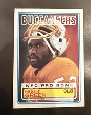 1983 Topps #179 Hugh Green Autographed Hand Signed Card. TBay Buccaneers