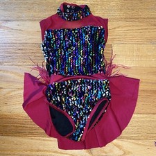 Girls Dance Costume Recital Costume Sequel Size XS Child