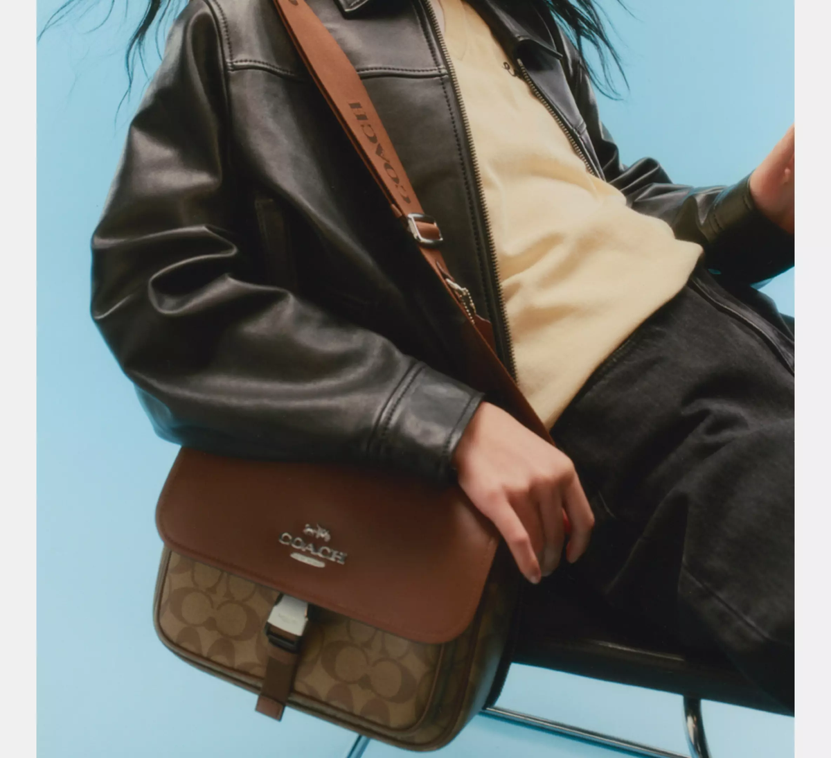 Nwt Coach Pace Messenger Bag In Signature Canvas | eBay