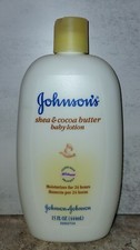 NEW JOHNSON'S BABY LOTION SHEA  COCOA BUTTER 15 FL OZ