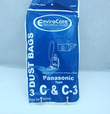 EnviroCare 108SW Panasonic Style C & C-3 Total Von 15 Staubsauger / Staub Neu
