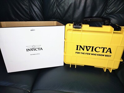 Invicta Bright Yellow Box with Logo ???????? ?????: ??????? ?????  main image 3