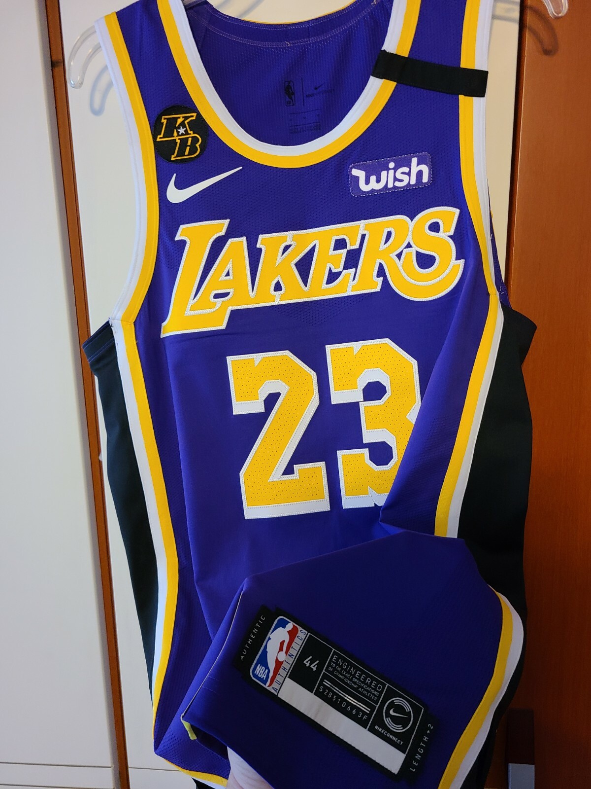sequin lakers jersey