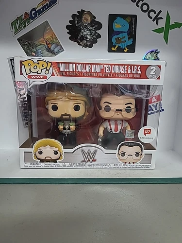 Funko POP! WWE "Million Dollar Man" Ted DiBiase & I.R.S. 2 Pack (Walgreens Exc)