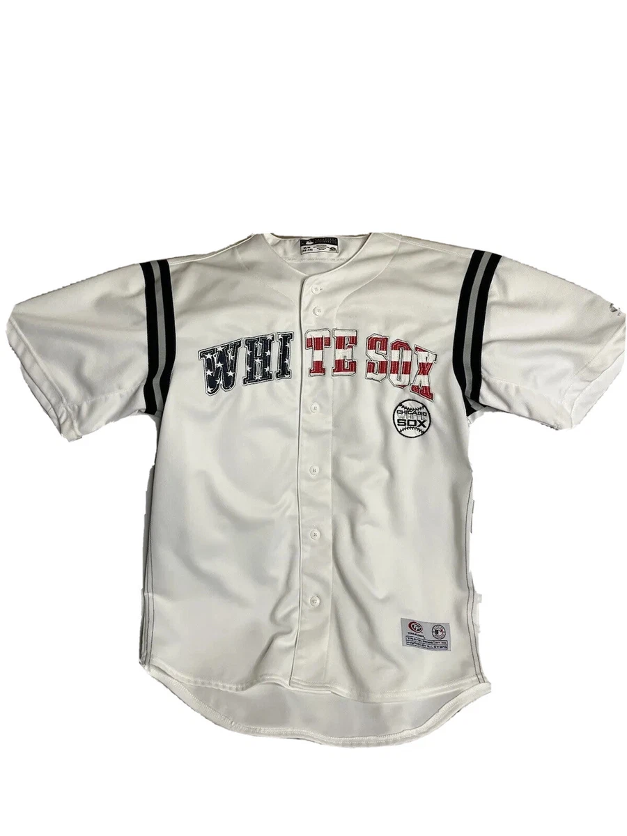 CHICAGO WHITE SOX Genuine Merch True Fan Baseball Jersey Embroidered USA M