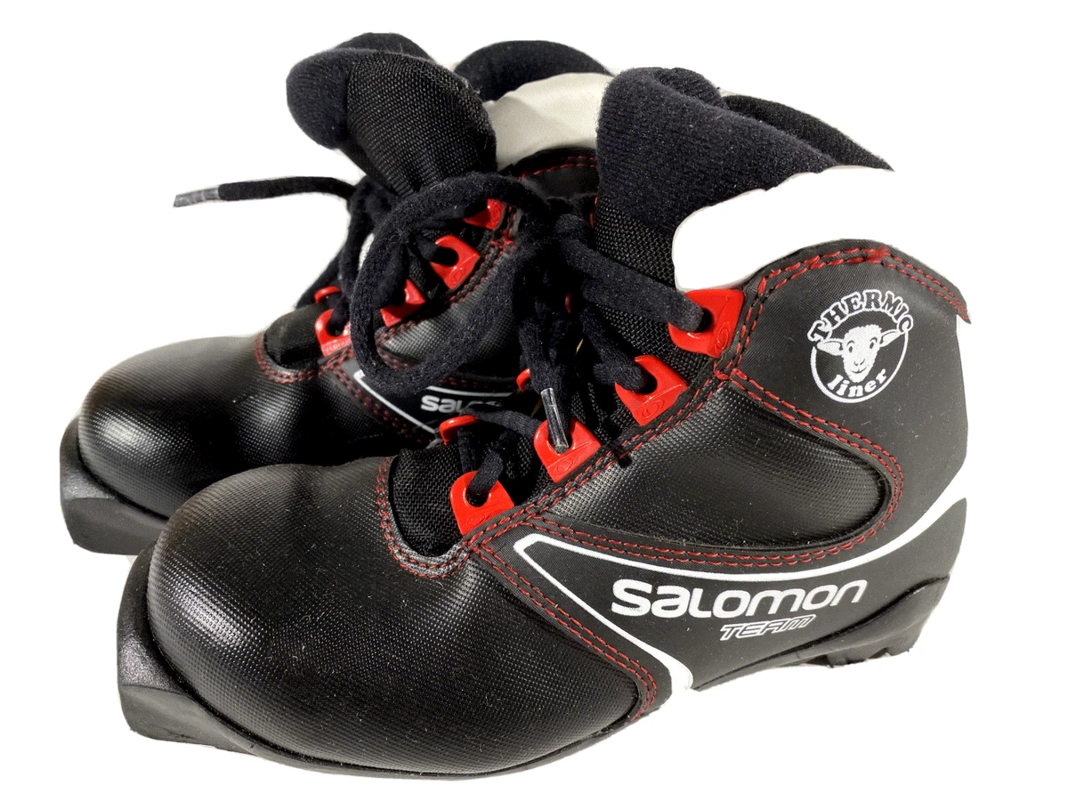 Stivali da sci nordico di cross country Salomon bambini taglia EU31 5 US13K prof