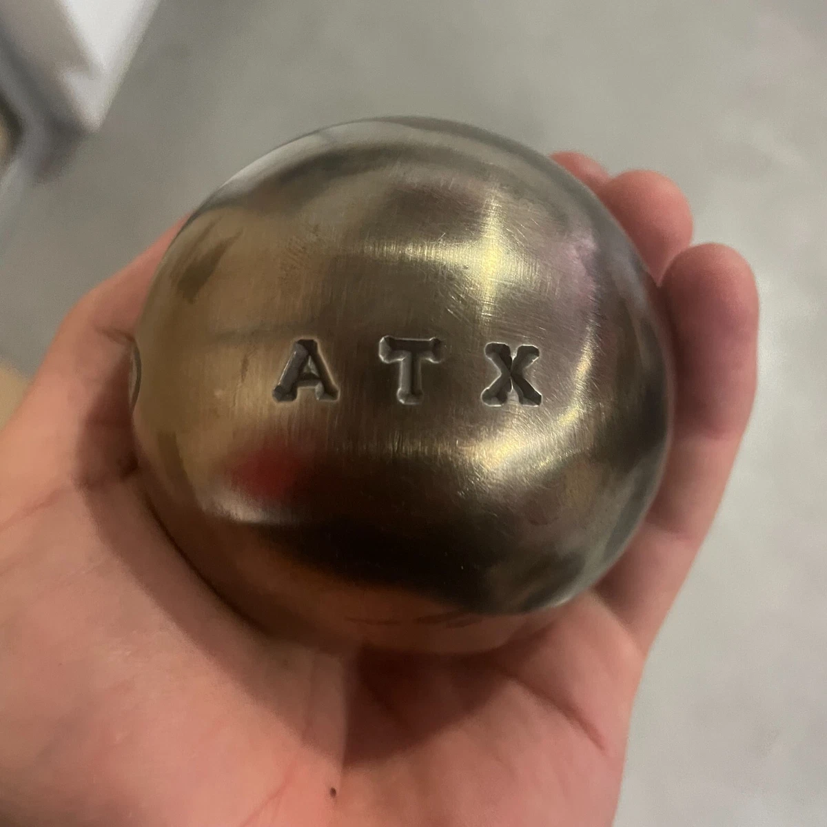 Boule Obut Match 115 IT inox. Demi tendre - Pétanque Web