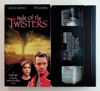 Night of the Twisters VHS John Schneider Devon Sawa 1996 GoodTimes