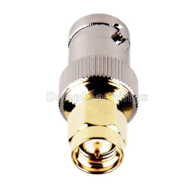 RF Coax Coaxial SMA Male Plug to BNC Female M/F Radio Antenna Connector Adapter