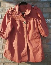 Rare Vtg. 90's/y2k Lal Salmon Colored  Lightweight Denim Jacket Sm
