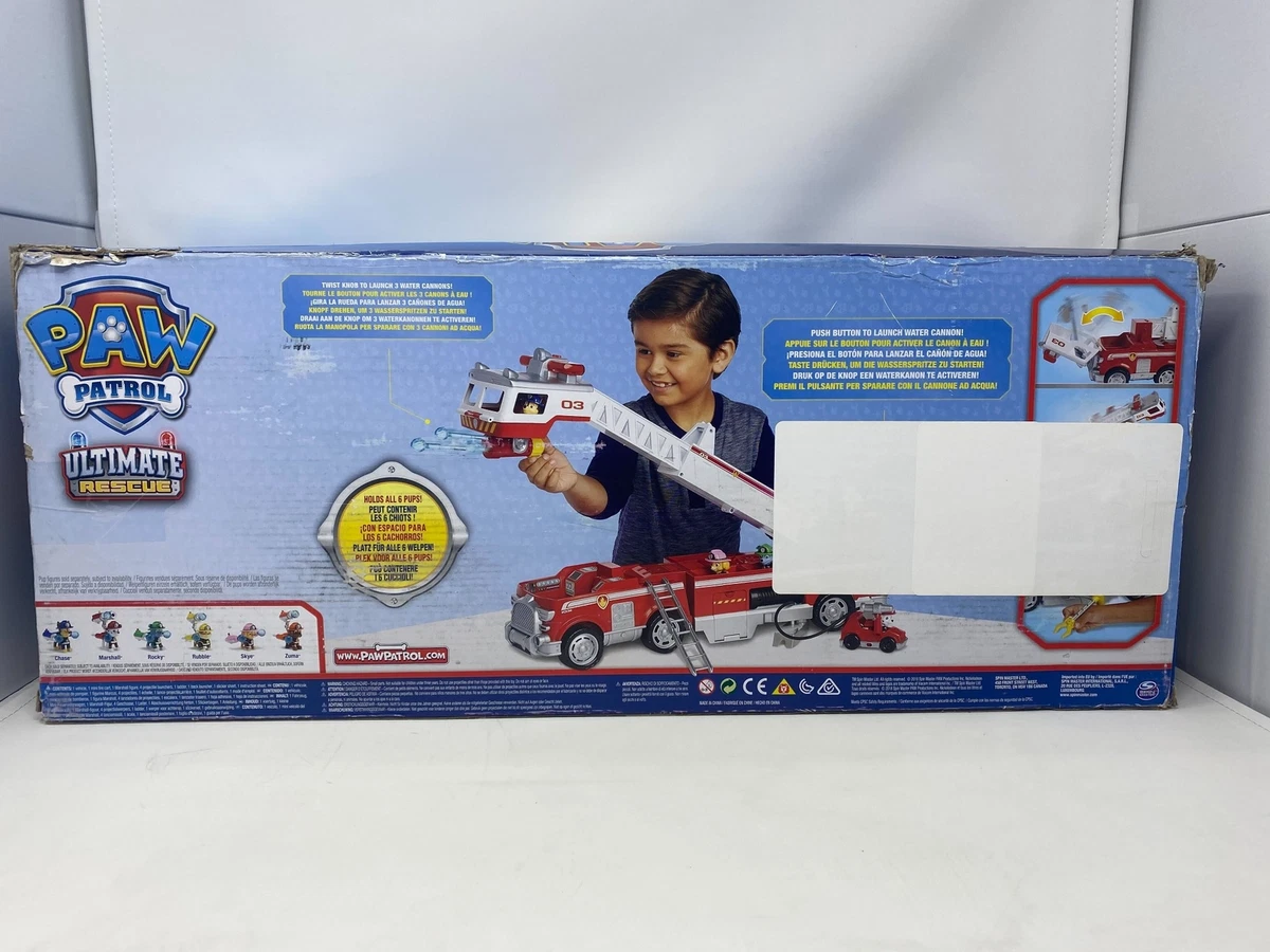Paw patrol ultimate cheap rescue fire truck playset