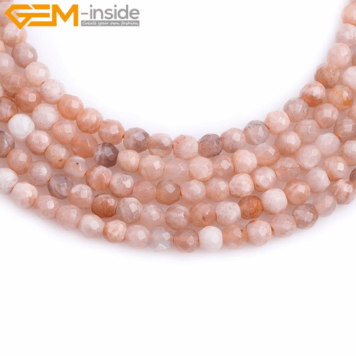 Natural Sunstone Gemstone Round Beads For Jewellery Making 15" 6mm 8mm 10mm 12mm - Picture 16 of 95