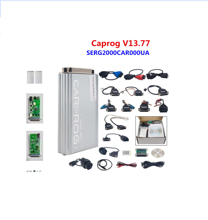 Carprog V13.77 programmateur ECU complet pour diagnostic de réseau CAN automobile