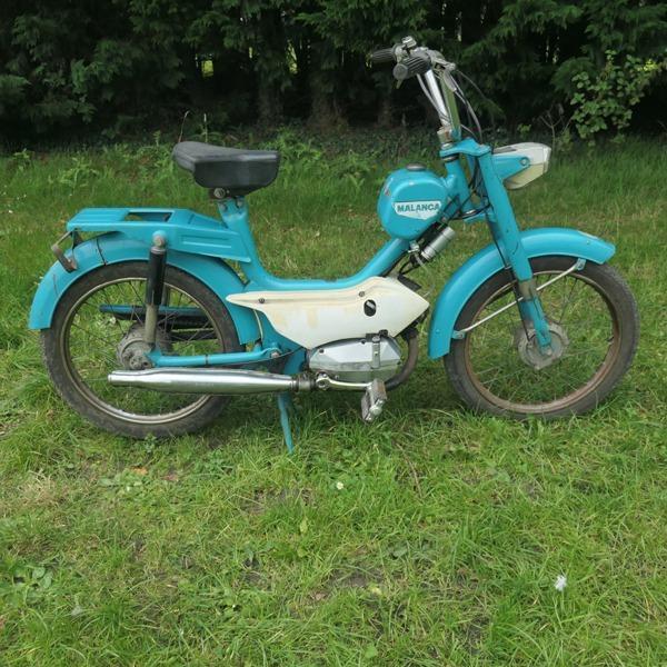 Malanca Mascotte 49cc 1970, Moped, Rare Italian Moped with Italian