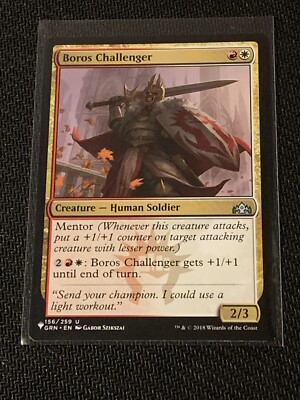 mtg guilds of ravnica boros cards Magic The Gathering - Boros Challenger (156/259)