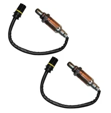 Set of 2 Oxygen Sensor (Front + Rear) (OEM) BOSCH 13477 for BMW Brand New