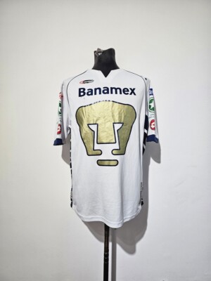 Pumas UNAM soccer jersey Lotto 2005/2006 Size M match worn (with