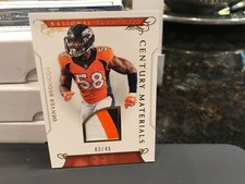 National Treasures Century Materials Jersey Broncos Von Miller 03/49 2016