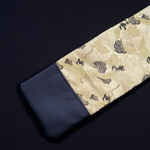 Japanese Samurai Sword Bag Cover Katana Tanto Cover Crane Embroidery 70~130 cm - Picture 6 of 9
