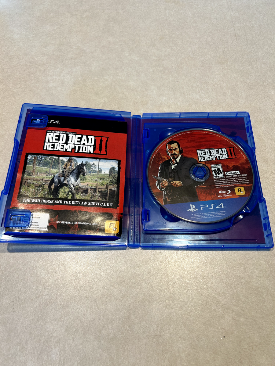 Red Dead Redemption 2 - Sony PlayStation 4. Data disc and Play