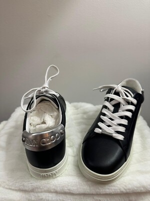 スニーカー JIMMY CHOO ROME M LEATHER SNEAKERS Rome/M | Latte Calf Leather Trainer | JIMMY CHOO