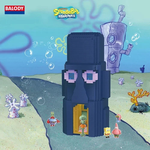 Krusty Krab Ananas-Haus-Ziegel SpongeBob Schwammkopf-Serie Bausteine - Bild 3 von 12