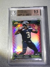 2013 Russell Wilson Topps Finest PINK /10 SSP RARE Refractor BGS 9.5 💎