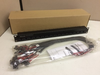 NEW Muxlab Passive CCTV Hub Plus 500134 w/ Power Pigtail UTP / Coax