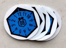 Historischer TÜV AU ASU Stempel Plakette Kennzeichen zum Kleben 2008 für Sammler