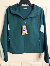 NWT $90 ASICS Womens Size L Hooded Softshell ...