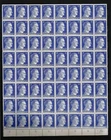 Germany Adolf Hitler  WWII 3rd Reich stamps, part sheet of 64 stamps MNH