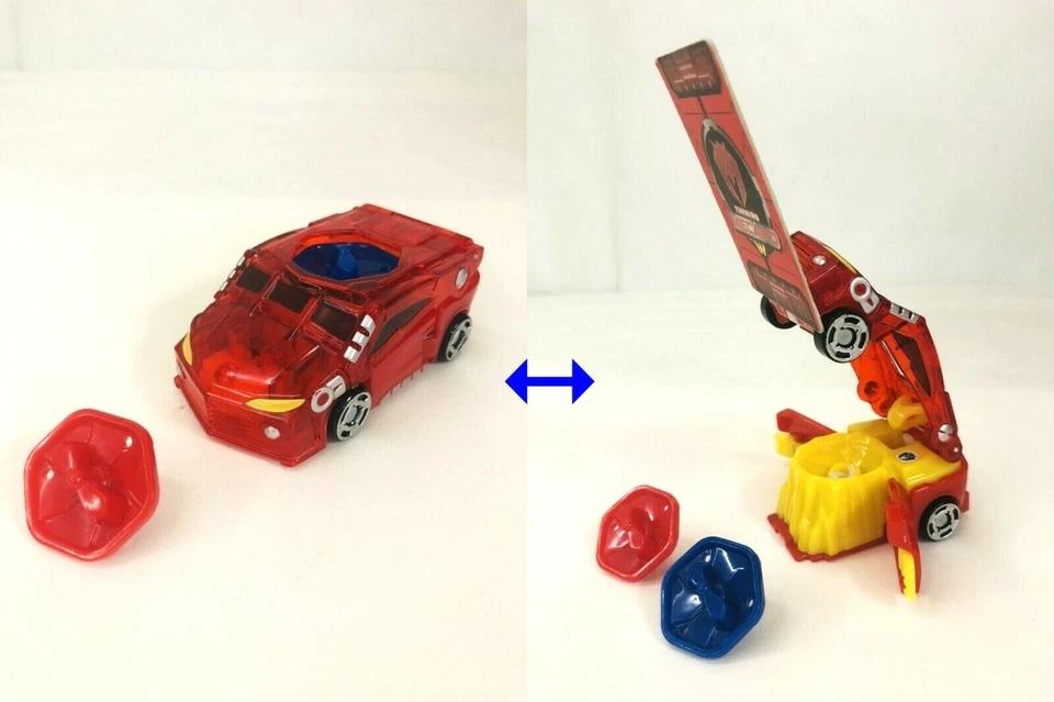 [TURNING MECARD]VOLCA Transformable Robot Car Korea TV Figure + 2cards  - Image 4 of 4