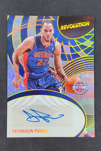 2024-25 Panini Revolution Tayshaun Prince Autographs Infinite Auto /25 Pistons