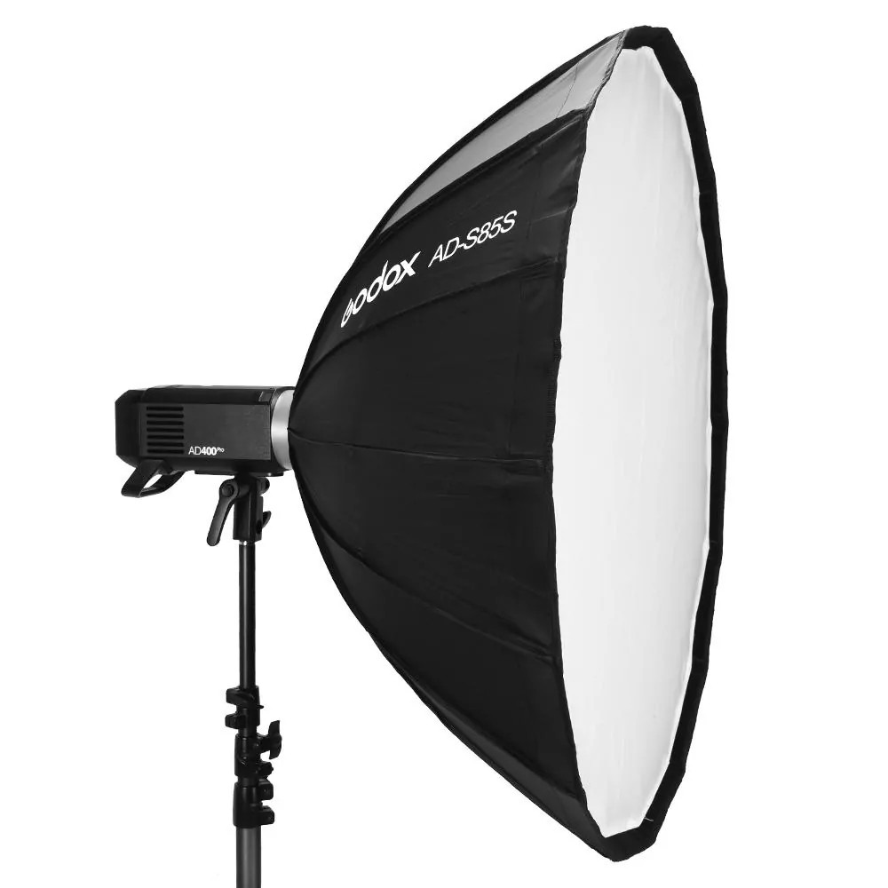 Softbox ad-s85w 85cm bianco per ad400pro / ad300pro - Immagine 3