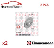 BREMSSCHEIBEN SATZ PAAR HINTEN ZIMMERMANN 110221920 2PCS P FÜR ALFA ROMEO MITO