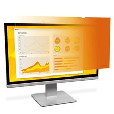 3M Gold Privacy Filter Screen for 22" Widescreen Monitors, 16:10 Aspect Ratio,