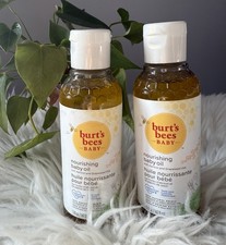 Burt's Bees Baby Oil, Nourishing Baby Moisturiser With Apricot Oil 147.8 ml * 2