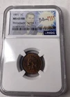 1891 Indian Head Cent PCGS MS63RB