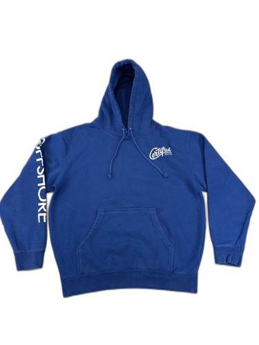 AHCOR OFFSHORE Certified Streetwear Hoodie L Blue Pullover Graphic Hooded Long