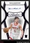 2024-25 Flawless Rookie Autographs Amethyst Reed Sheppard RC ON CARD AUTO 2/3