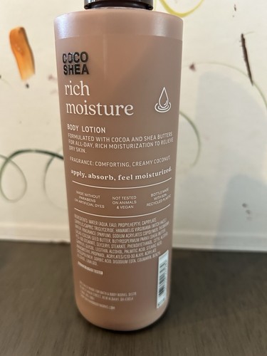 Bath & BodyWorks Coco Shea Rich Moisture Body Lotion 🆕 - Bild 2 von 3
