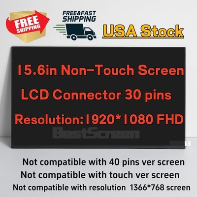 Panda LM156LFDL02 FHD 30pin IPS NON-Touch LCD Screen Replacement