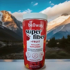 Bellway Super Fiber Powder Fruit Sugar Free Psyllium Husk Fiber Supplement 8.3oz