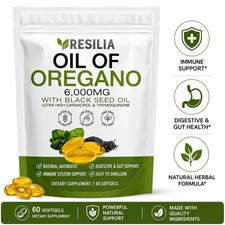 Resilia  Oil Of Oregano with Black Seed Oil 6...