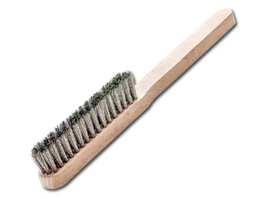 LESSMANN Feinbürste Edelstahl gewellt 0,15mm