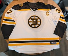 Boston Bruins NHL #37 Patrice Bergeron Fanatics Breakaway Jersey Men's 5XL