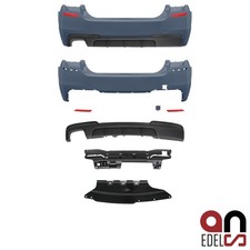 Sport Performance Umbau 2-Rohr Stoßstange hinten passt für BMW 5er F10 Serie + M
